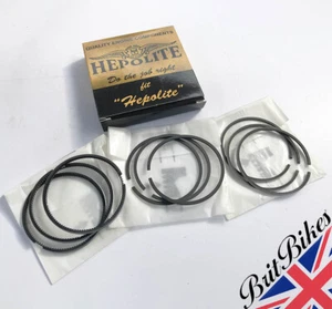 JUEGO DE ANILLOS DE PISTÓN BSA A75 COHETE TRIUMPH T150 T160 +040 - HECHO EN INGLANDIA R23020 - Imagen 1 de 3