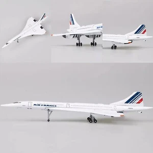1/400 Scale Concorde Diecast Air France 1976-2003 Aircraft Plane Model Toy Gift - Picture 1 of 16