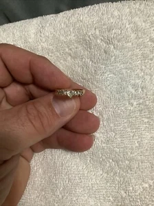 14K NATÜRLICHER HERZFÖRMIGER DIAMANT VERLOBUNGSRING - Bild 1 von 10