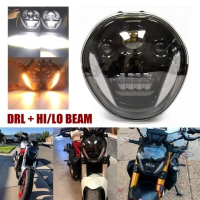 For Ducati Monster 821 1200 1200R 1200S 2014-2017 HI/LO LED Headlight Projector - Image 1 of 4
