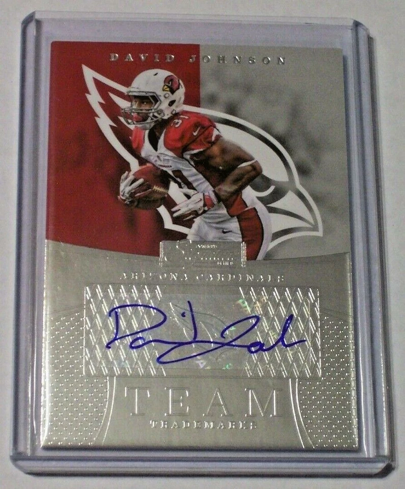 2016 Donruss Signature Series Team Trademarks Autograph David Johnson Cardinals - Image 1 of 1