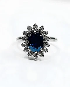 Bague Saphir Oz or 18k 4.75grs no 54 - Bijoux occasion - Bild 1 von 3
