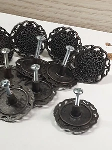 VICTORIAN SET “ SUPER ORNATE’”Original FANCY PULLS Set Of 10 - Picture 1 of 6