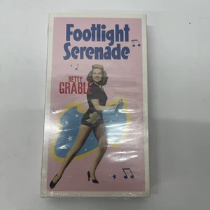 Footlight Serenade VHS Movie Betty Grable Musical Comedy Boxing Broadway John Pa - Picture 1 of 4