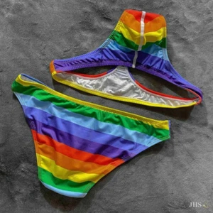 7 Farben Tanga Slips Unterwäsche Herren Gay Mini Slip T-Back Strand Sommer Bademode - Bild 1 von 8