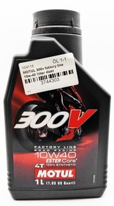 MOTUL 300v faktory line 10w-40 1liter 4takt
