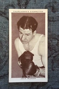 1938 Churchman Churchman’s Boxing #28 Jock McAvoy b NM - Picture 1 of 2