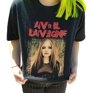 Camiseta negra vintage Avril Lavigne Bones 2004 Eyes Tour - Imagen 1 de 5