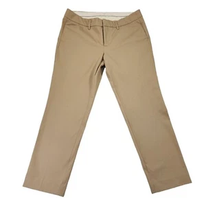 JC Penney Women's Khaki Ankle Pants Trousers Girlfriend Slacks Size 10 NWT - Picture 1 of 9