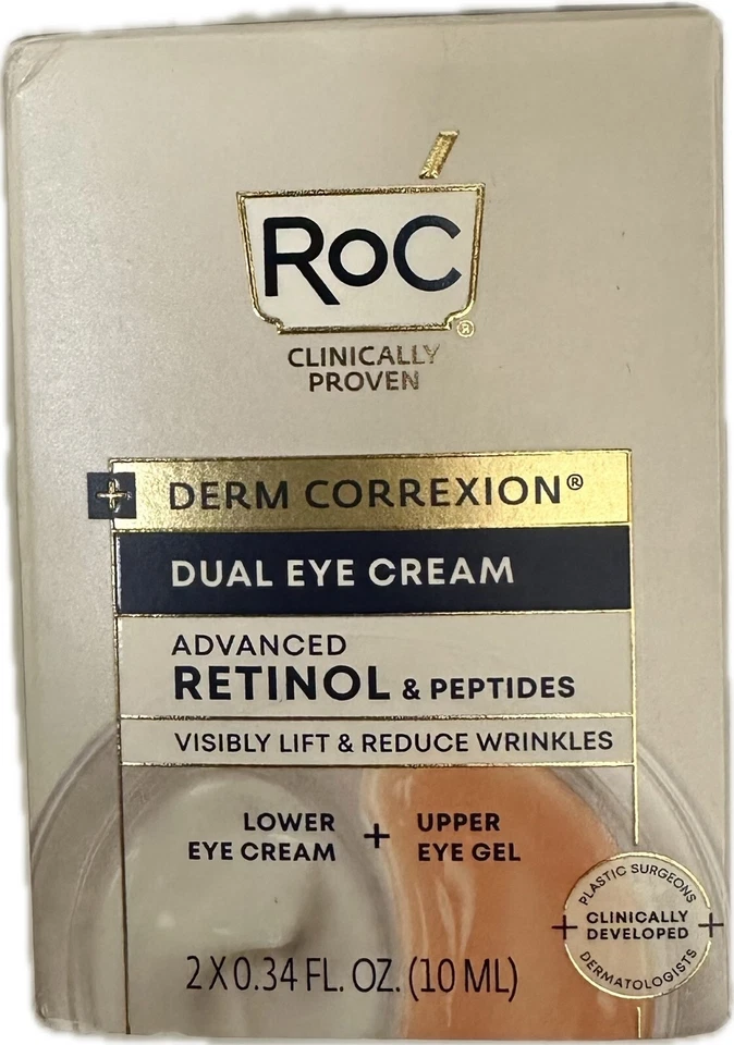 RoC Derm Correxion Dual Eye Cream - 2 X0.34 FL. OZ (10 ML) - Image 1 of 1