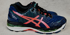 ASICS GEL-Nimbus 18 Athletic Running Shoes - T650N -Blue - Women's Size 8