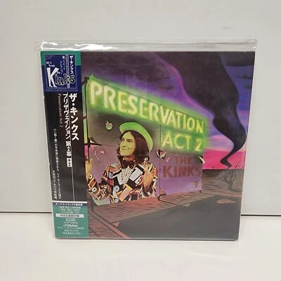 THE KINKS - PRESERVATION ACT 2 CD Japan 20-bit Mastering Mini LP  Foto 1 de 2