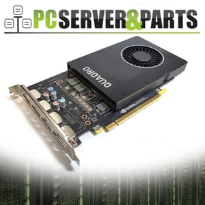 Dell Quadro P2200 5GB GDDR5X 4x DisplayPort PCIe Video Graphics Card PX8M5 - Picture 1 of 4