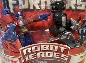 Sealed Transformers Robot Heroes Figures - Optimus Prime & Ravage - Picture 1 of 5