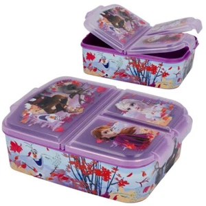 Brotdose | 3 Fächer | Disney Frozen II | Lunch to Go | Vesper Dose - Bild 1 von 3