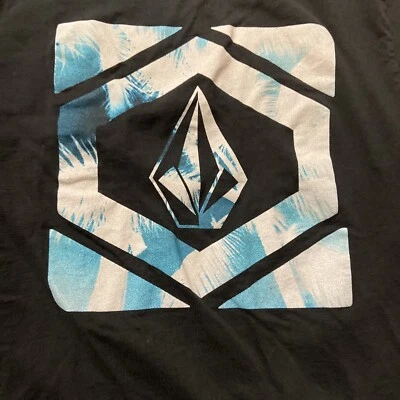 Volcom Shirt Mens Medium Crew Neck Short Sleeve Skat Black - Image 1 of 4
