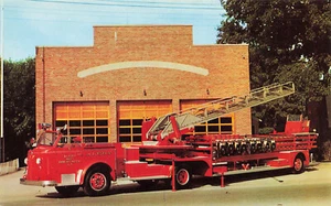 Great Neck Long Island NY Alert Fire Company Postcard - Picture 1 of 2