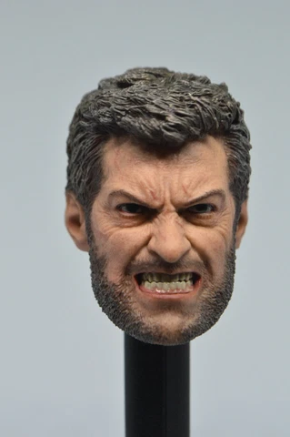 ELEVEN 1/6 Wolverine Head Sculpt ANGRY LOGAN For 12" Hot Toys Male Figure Cover