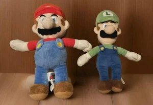 Mario 12 Inch And Luigi 10 Inch Stuffed Toys Nintendo Mario Bros. Plush Toy - Picture 1 of 7