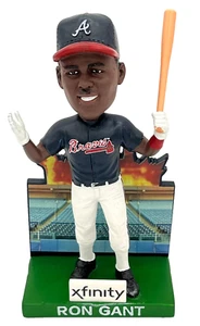Ron Gant Bobblehead 93 Press Box Fire gebraucht Top Zustand im Karton - Bild 1 von 15