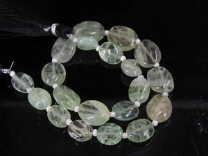 Multi Fluorite Smooth Carving Coin/Button/Wheel Beads/10Inch 14X11 TO 10X7MM/WM - Picture 1 of 5