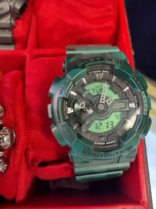 Casio G-Shock Men's Watch GA-110CM-3A Camouflage Teal Analog/Digital - No Case - Picture 1 of 5