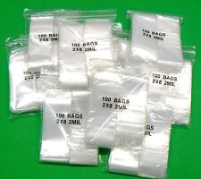 2x8 Bags 1000 Clear 2mil Long Baggies 2" X 8" Reclosable Top Seal Lock Bag 1 000