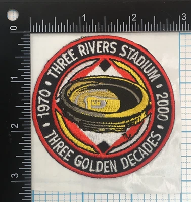2000 PITTSBURGH PIRATES THREE RIVERS STADIUM 30TH YEAR MLB BASEBALL 2.75" PATCH - Image 1 of 2