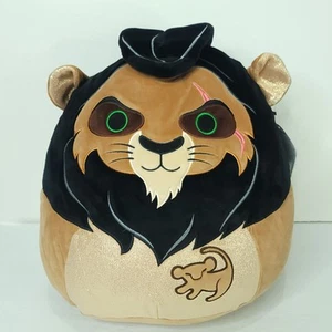 Squishmallows Lion King Disney Scar Official Jazwares Plush Stuffed Animal 14" - Picture 1 of 7