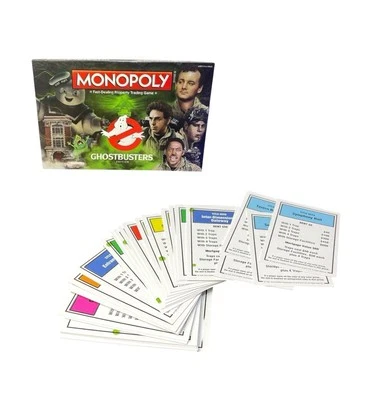 Monopoly Ghostbusters Edition 2016 Replacement Parts 28 Title Deed Cards - Image 1 of 4