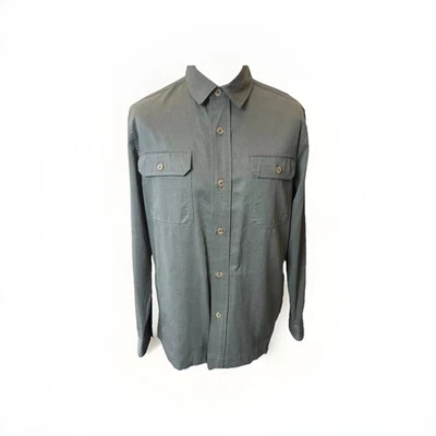 Sobrecamisa BAM Bambú Hombre Talla Grande Caqui Verde Foto 1 de 4