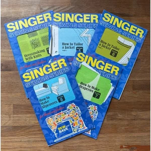Lot of 5 Singer Sewing Series Binder Page Sets 1972 - Picture 1 of 4