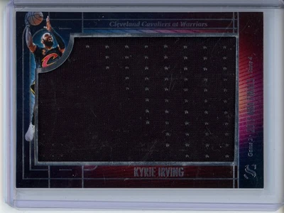 2024-25 Panini Silhouette Kyrie Irving Game Worn 2017 Game 2 Finals Jumbo Jersey - Image 1 of 2