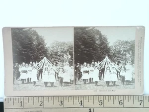 Queen of the May Stereoview B W Kilburn Littleton NH 1900er - Bild 1 von 2