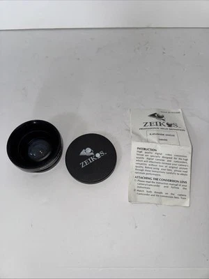 Zeikos Camera Lens 58mm Professional HD DSLR MC AF .45X WideAngle Macro ZE-WA58B - Image 1 of 4