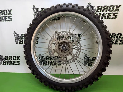 "Kawasaki KDX200 KDX 200 95 2000-06 Takasago llanta delantera cubo de neumático fabricante de equipos originales 21""" Foto 1 de 4