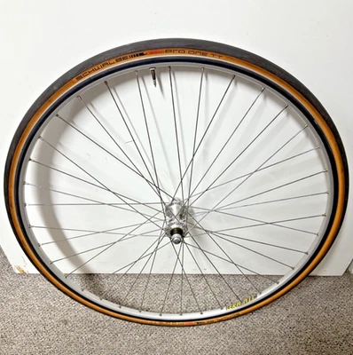 Mavic Ceramic Vorderrad silber Campagnolo Chorus Nabe Pro One TT - Bild 1 von 4