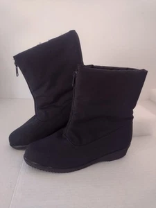 Toe Warmers Canada Jennifer Womens Waterproof Insulated Black Boots Size US 10W - Picture 1 of 5