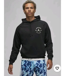 Jordan Sport BC Fleece Dri-Fit Pullover Herren schwarz Hoodie Breakfast Club Gr. S - Bild 1 von 4