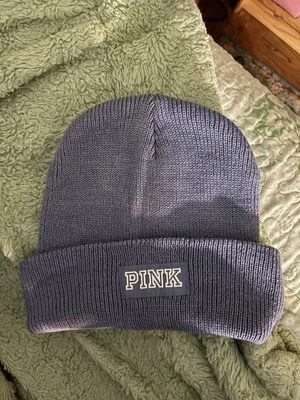 维多利亚的秘密薰衣草粉红色针织无檐帽冬季帽子均码 — 第 1/4 张图片