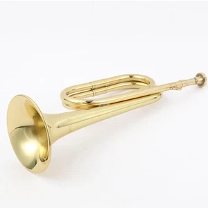 Trompette Instrument de musique Scout Bugle pour orchestre École Adultes - Foto 1 di 6
