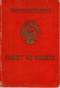 Rumänien, 1966, Mitgliedskarte Kommunistischer Jugendverband - UTC, RSR - Bild 1 von 11