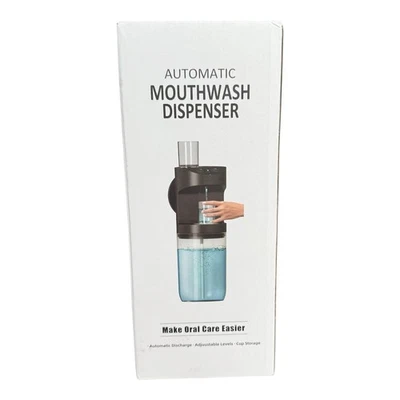 Automatic Mouthwash Dispenser Rechargeable Mouth Wash Dispensers with Cups - Image 1 of 4