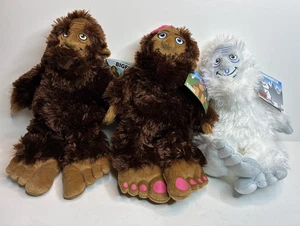 Big Foot Plüsch Konvolut 3 Figuren Mrs Bigfoot, Bigfoot, & Snowsquach alle NEU - Bild 1 von 10