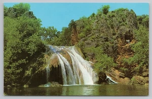 Turner Falls Waterfall in Davis Oklahoma Postcard - Picture 1 of 2