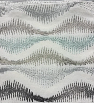 Two-Piece Fabric Bundle Including Fabricut Dune Grey Taupe & Grey Linen - Image 1 of 3