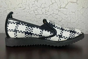 Everlane Slipper schwarz weiß gewebte Straßenschuhe Italy • Neupreis 145€ - Bild 1 von 8