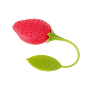 Useful Strawberry Tea Infuser Tea Infuser Strainer Silicone Tea Strainer Men - Picture 1 of 10