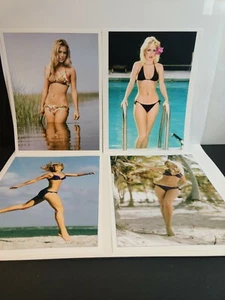 Vintage Konvolut (4) 8x11 Bikini Mädchen Model Foto Sammlerstück .. - Bild 1 von 5