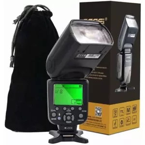 ZM-860T Professional Flash, TTL Speedlite LCD Screen, H Sync Flash - Picture 1 of 5
